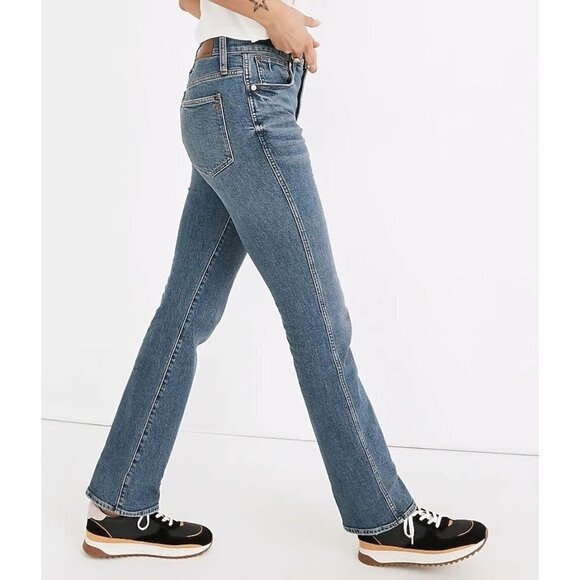 Madewell '90s High-Rise Bootcut Jeans in Edgewood Wash High Waist Size 27 - Picture 3 of 15